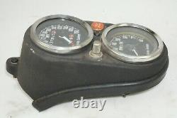 Harley Davidson 1973 FX Shovelhead speedometer tachometer Set 7,915 MILES OEM