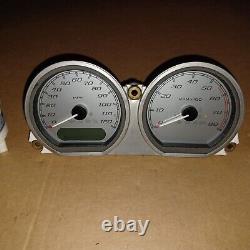 Harley Davidson 2014 Up Silver Street Glide Speedo and Tach Cluster Fuel Volt