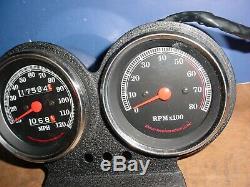 Harley Davidson FXR Dyna Speedometer Tacometer with Mount 7548