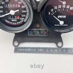 Harley Davidson FXR Police Speedometer Speedometer Fuel Gauge Tachometer