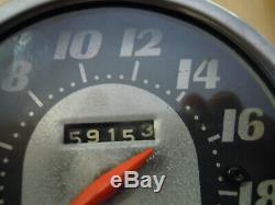 Harley-Davidson Panhead Tachometer 1962up tombstone Kilometer speedometer