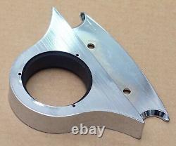 Harley Davidson Speedo Speedometer Gauge Mount Chrome Tachometer Fxlr 87-94