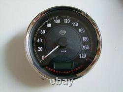 Harley Davidson Tacho Tachometer Speedometer Dyna FLD FXDC FXDF km/h