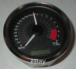 Harley Dyna Speedo Speedometer Tach Tachometer Combo Gauge 74735-07 07-08 NICE