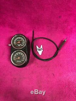 Harley Fxr Dash Console Speedo Speedometer Tach Tachometer Gas Tank Mounted Dyna