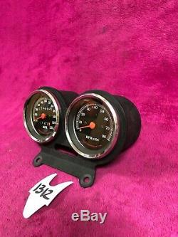 Harley Fxr Dyna Sportster Mechanical Speedo Speedometer Tach Tachometer Bracket