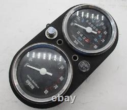 Harley Shovelhead Lowrider Dual Gauge Tank Dash Cluster Assembly Tach Speedo