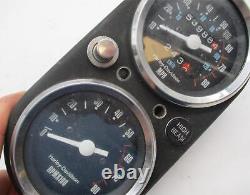 Harley Shovelhead Lowrider Dual Gauge Tank Dash Cluster Assembly Tach Speedo