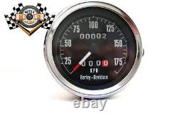Harley Speedometer NOS km/h Speedometer Veglia AMF Sportster XL 1000 Ironhead Dyna FX