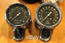 Harley XLCH XLH Sportster 150 MPH AC Speedo & 8K Tach Smiths L1967-69 Ironhead