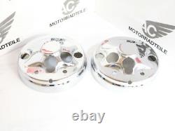 Honda CB 500 four k2 T Chrome Cover Plate Set Lower Speedometer Tachometer Gauge