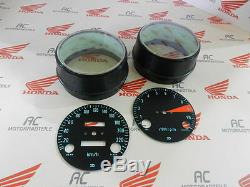 Honda CB 750 Four K0 Gauge Bezel Covers + Face Plates Speedometer Tachometer KMH