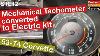 How To Convert A Mechanical Tach To Electric 53 74 Corvette Electrical Tachometer Install
