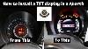 How To Install A Tft Speedometer On A Fiat Abarth