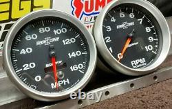 IN DASH Autometer Sport Comp II Speedometer & Tachometer COMBO Speedo Tach 5 NEW