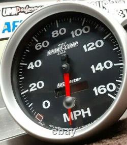 IN DASH Autometer Sport Comp II Speedometer & Tachometer COMBO Speedo Tach 5 NEW