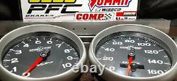 IN DASH Autometer Sport Comp II Speedometer & Tachometer COMBO Speedo Tach 5 NEW