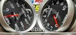 IN DASH Autometer Sport Comp II Speedometer & Tachometer COMBO Speedo Tach 5 NEW