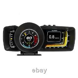 KFZ GPS Head-Up Display Auto Digital Tachometer Turbo RPM Alarm Temp Speedometer