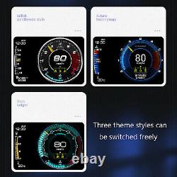 KFZ GPS Head-Up Display Auto Digital Tachometer Turbo RPM Alarm Temp Speedometer