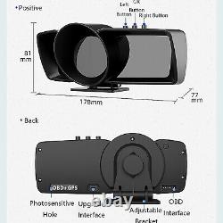 KFZ GPS Head-Up Display Auto Digital Tachometer Turbo RPM Alarm Temp Speedometer