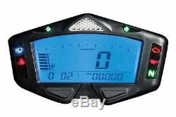 KOSO DB03R Digital Speedometer Speedo Dash Gauge RPM, Temp, Gear Indicator, Fuel