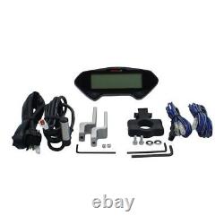 KOSO Digital Speedometer DB01RN Black with Tachometer ABE Universal