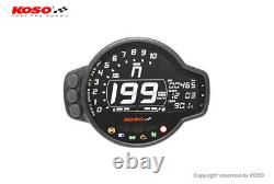KOSO MS-01 Speedometer Digital Speedometer Speedometer Cockpit with ABE BA078100