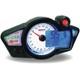KOSO RX1N GP Style Digital Multifunction Speedometer White Stored Universal BA01