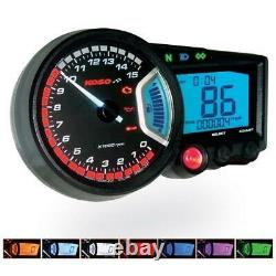 KOSO RX2 GP Style Digitaler Tachometer E-geprüft ABE