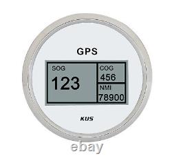 KUS GPS Speedometer Digital White COG 12V 24V Speedometer Speedometer