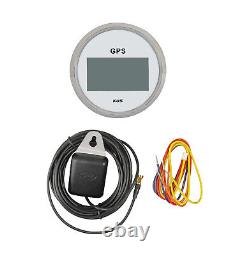 KUS GPS Speedometer Digital White COG 12V 24V Speedometer Speedometer