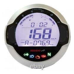 Koso D64 DL 03S Speedometer Tachometer Signal Lights LCD Digital BB642W10