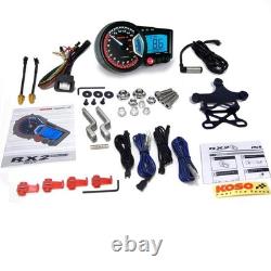 Koso RX2 GP Style Digital Speedometer E-Tested General Operating License
