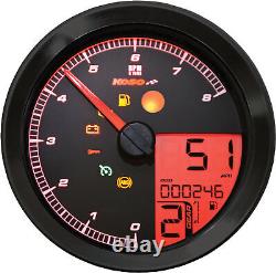 LCD Color Change Speedo and Tachometer Black Koso BA051211
