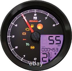 LCD Color Change Speedo and Tachometer Black Koso BA051211