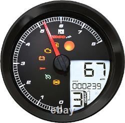 LCD Color Change Speedo and Tachometer Black Koso BA051211