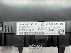 Mercedes Benz B Class W246 Genuine Instrument Cluster Speedometer A2469004805