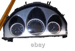 Mercedes W204 C Class C200 CDI Speedometer Tachometer Instrument Cluster A2049003802