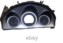Mercedes W204 C Class C200 CDI Speedometer Tachometer Instrument Cluster A2049003802