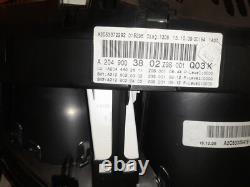 Mercedes W204 C Class C200 CDI Speedometer Tachometer Instrument Cluster A2049003802