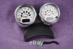Mini R50 R53 Twin Dials Speedo Instrument Cluster Rev Gauges CHROME R52 6936318
