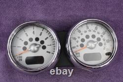 Mini R50 R53 Twin Dials Speedo Instrument Cluster Rev Gauges CHROME R52 6936318 Mini R50 R53 Twin Dials Speedo Instrument Cluster Rev Gauges CHROME R52 6936318