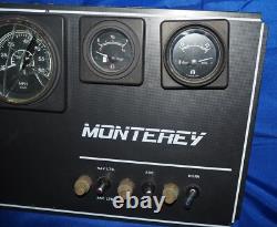 Monterey Nautical Boat Gauge Instrument Cluster Panel Tach Speedo Trim Bilge OEM