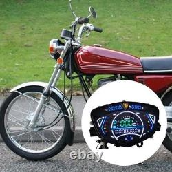 Motorbike Digital Speedometer Clock Setting Tachometer Multifunction Gauge Speed