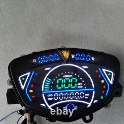 Motorbike Digital Speedometer Clock Setting Tachometer Multifunction Gauge Speed