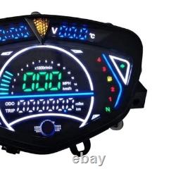 Motorbike Digital Speedometer Clock Setting Tachometer Multifunction Gauge Speed