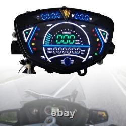 Motorbike Digital Speedometer Clock Setting Tachometer Multifunction Gauge Speed