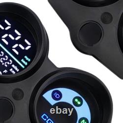 Motorcycle Digital Speedometer Tachometer Gauge Universal Fuel Gauge Dash ABS