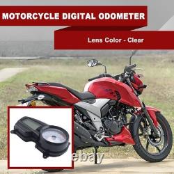 Motorcycle Digital Speedometer Tachometer Odometer Gauge 12V 0-160km/h Universal